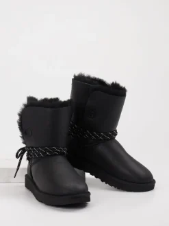 Damen UGG – Winterboots aus Leder matt