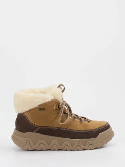 Damen UGG – Winterboots aus Veloursleder cognac