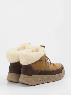 Damen UGG – Winterboots aus Veloursleder cognac