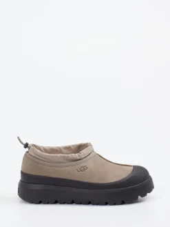 Herren UGG – Winter-Slipper aus Veloursleder Taupe