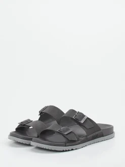 Herren UGG – Zweiriemer-Sandalen aus Veloursleder