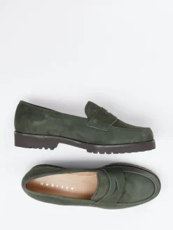Damen Unützer – Loafer aus Veloursleder in