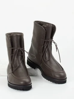 Damen Unützer – Schnürstiefelette aus Kalbleder