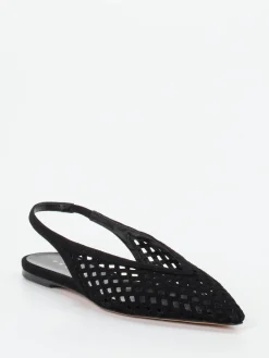 – Slingback-Ballerinas aus Veloursleder*Unützer Hot