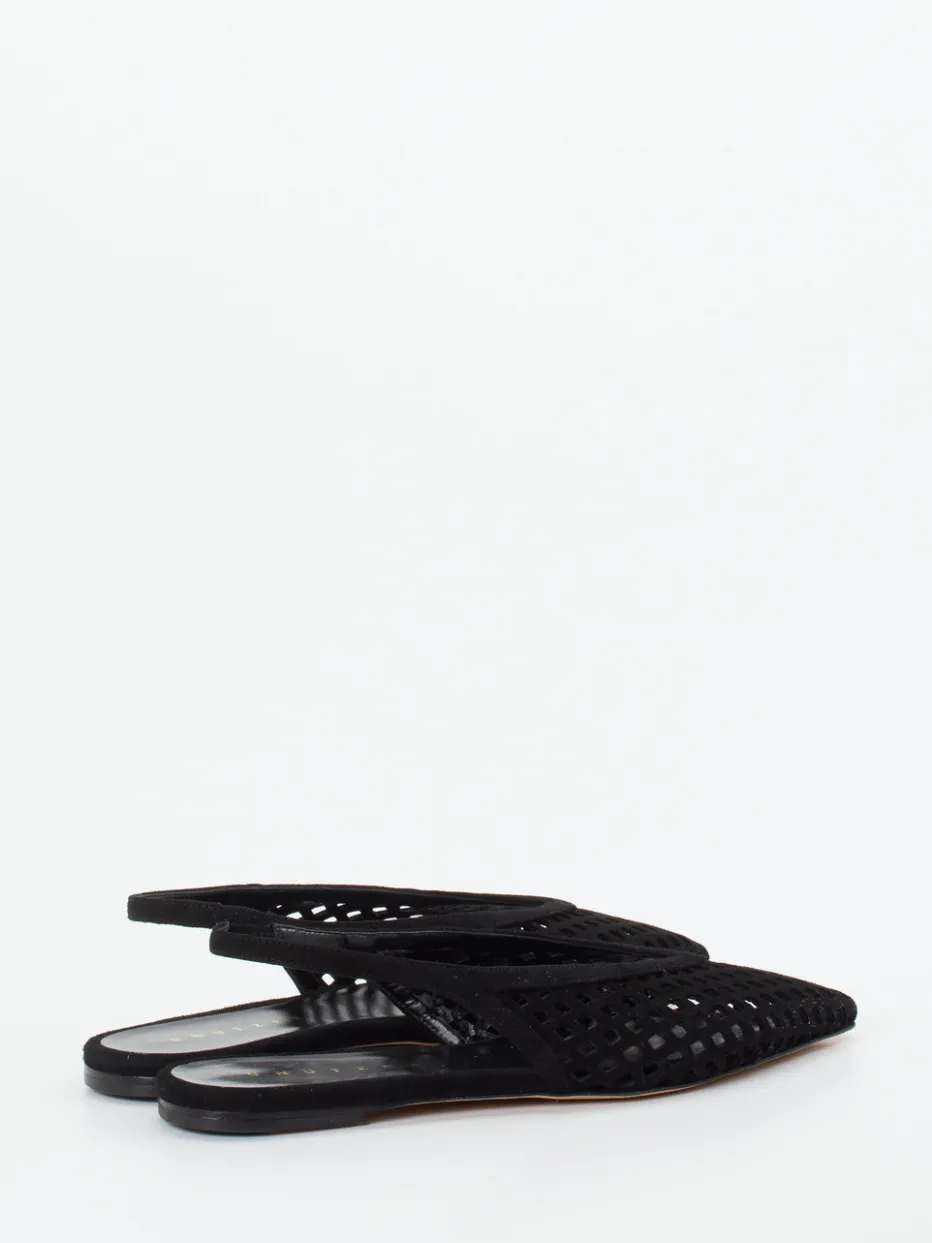 – Slingback-Ballerinas aus Veloursleder*Unützer Hot