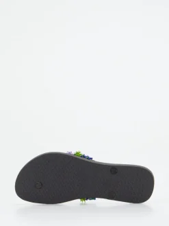 – Zehentrenner aus Gummi mit Perlenverzierung*Uzurii