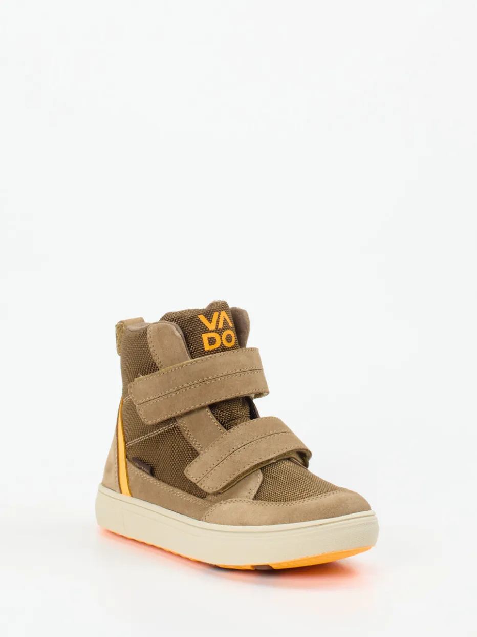 – High-Top-Sneaker aus Veloursleder Sand*Vado Sale
