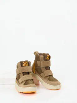 – High-Top-Sneaker aus Veloursleder Sand*Vado Sale