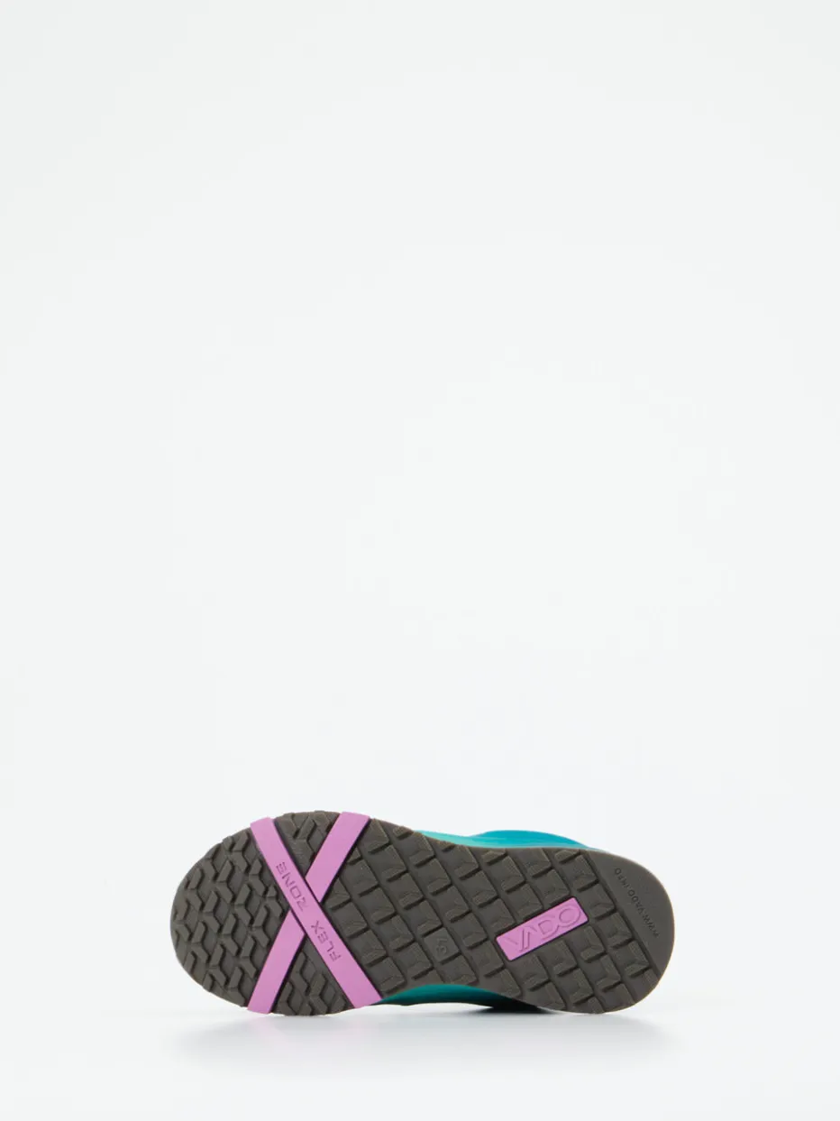 Kinder Vado – Outdoor-Sneaker aus Textil türkis