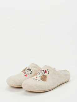 – Damen-Pantoffeln aus Filz*Varomed New