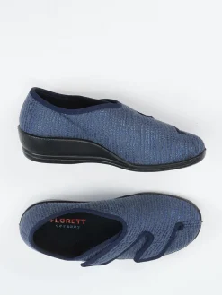 – Hausschuh aus Textil Dunkel*Varomed Clearance