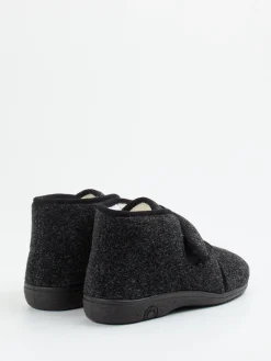 Damen Varomed – Hausschuhe aus Wolle in Anthrazit