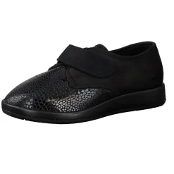 – Klett-Halbschuh aus Textil mit Reptilprägung*Varomed Clearance