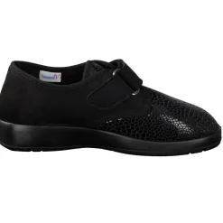 – Klett-Halbschuh aus Textil mit Reptilprägung*Varomed Clearance