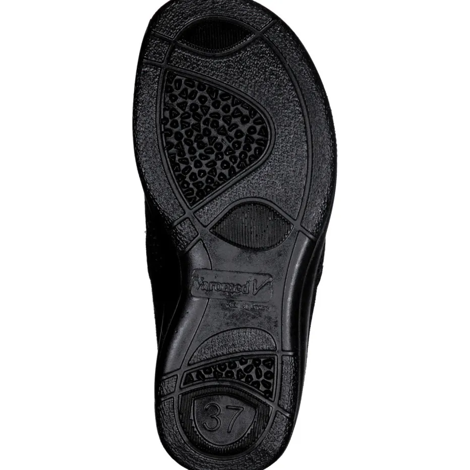 – Klett-Halbschuh aus Textil mit Reptilprägung*Varomed Clearance