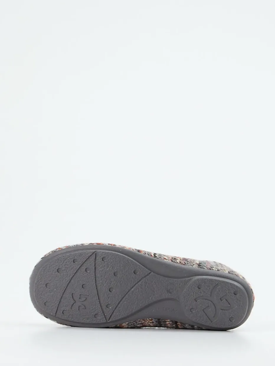 Damen Varomed – Klett-Hausschuh aus Textilstrick -Melange