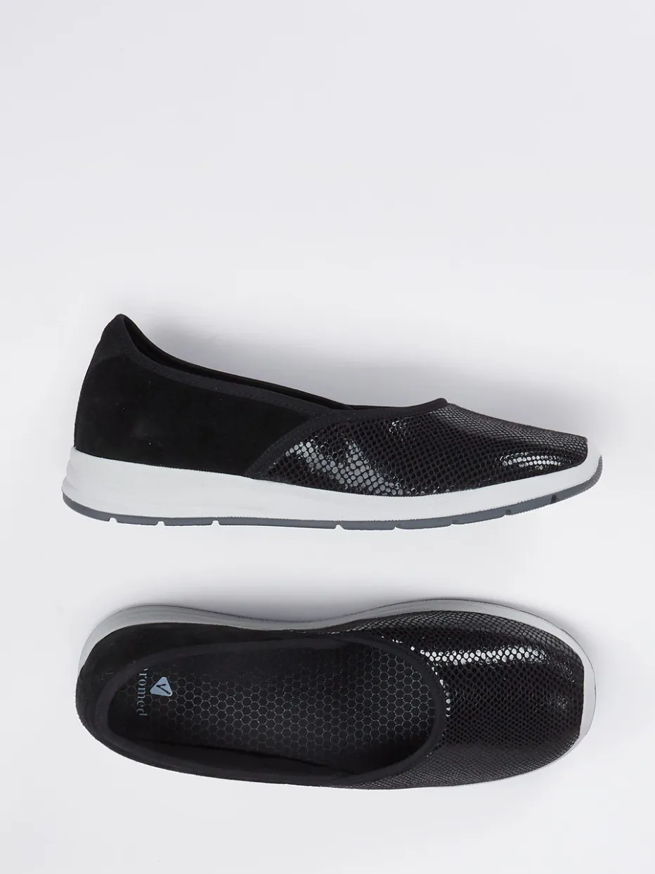 – Komfort-Ballerina aus Stretch und Veloursleder*Varomed Clearance