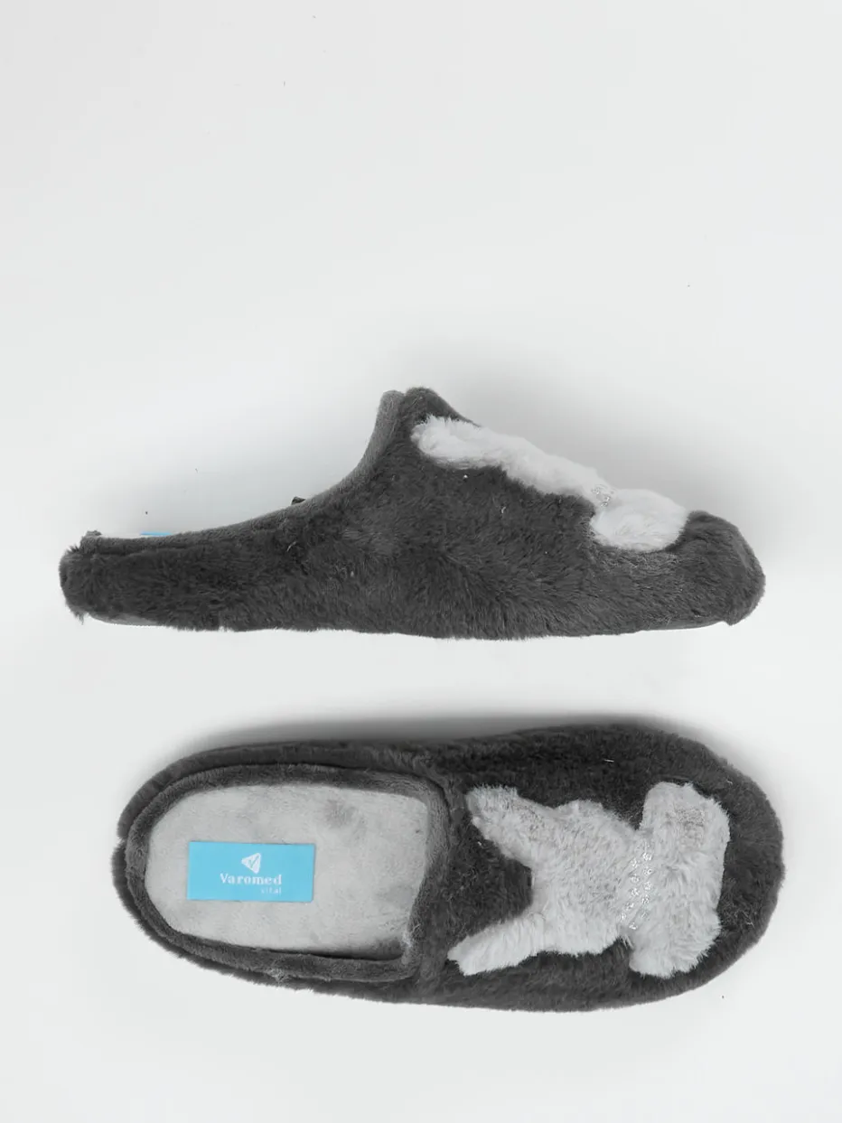 Damen Varomed – Pantoffeln aus Plüschtextil in