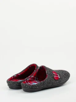 – Pantoffeln aus Textil in Anthrazit*Varomed Sale