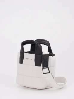 Damen VeeCollective Berlin – Mini Tote Bag aus Nylon Offwhite