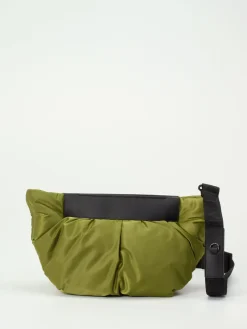 – Schultertasche aus Nylon Oliv*VeeCollective Berlin New