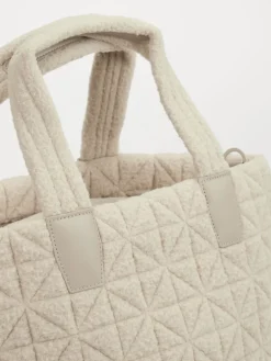 Damen VeeCollective Berlin – Tote Bag aus Textil in Bouclé-Optik