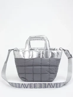 Damen VeeCollective Berlin – Tote Bag aus Nylon silber