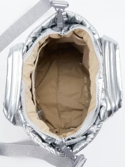 Damen VeeCollective Berlin – Tote Bag aus Nylon silber