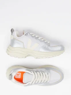 Damen VEJA – Chunky Sneaker aus Ripstop-Textil Creme