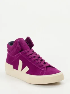 – Mid-Top-Sneaker aus Veloursleder Violett*VEJA