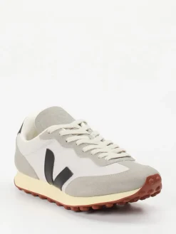 Herren VEJA – Retro-Sneaker aus Textil und Veloursleder Offwhite