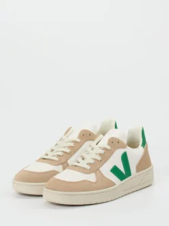 – Sneaker aus Kalbleder und Wildleder beige*VEJA New
