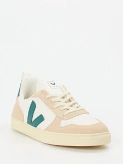 – Sneaker aus Kalbleder mit Veloursdetails*VEJA Hot