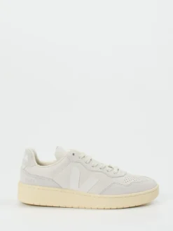 Damen VEJA – Sneaker aus Leder in Offwhite