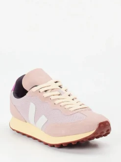 Damen VEJA – Sneaker aus Mesh und Veloursleder Rosé