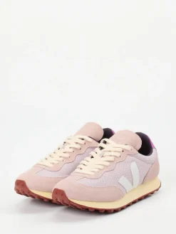 Damen VEJA – Sneaker aus Mesh und Veloursleder Rosé