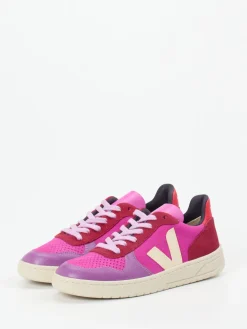 – Sneaker aus Textil und Veloursleder Fuchsia*VEJA Discount