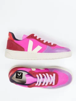 – Sneaker aus Textil und Veloursleder Fuchsia*VEJA Discount