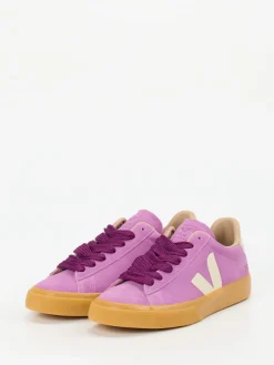 – Sneaker aus Veloursleder in Fliederrosa*VEJA