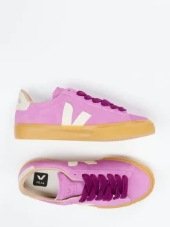 – Sneaker aus Veloursleder in Fliederrosa*VEJA