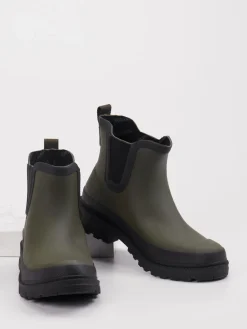 – Chelsea Boots aus Synthetik in Oliv*Verbenas New