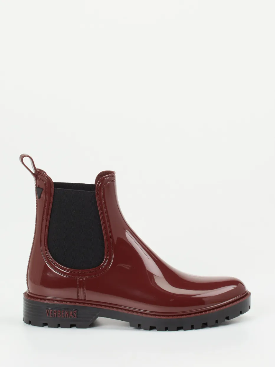 – Chelsea Boots aus glänzendem Synthetik Bordeaux*Verbenas Online