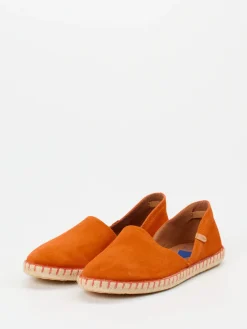 – Espadrilles aus Veloursleder Mandarine*Verbenas Online