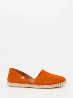 – Espadrilles aus Veloursleder Mandarine*Verbenas Online