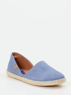 – Espadrilles aus Veloursleder Lavendel*Verbenas