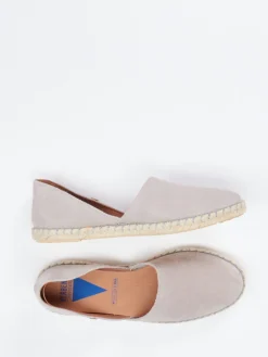 Damen Verbenas – Espadrilles aus Veloursleder in Helltaupe