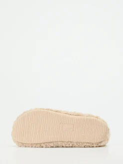 – Hüttenschuh aus Textil in Teddy-Optik*Verbenas Clearance