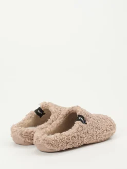 Damen Verbenas – Pantoffeln aus Textilfell in Beige