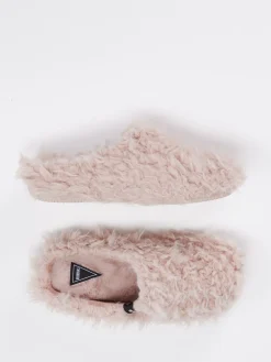 Damen Verbenas – Pantoffeln aus Textil mit Kunstfell