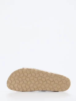 Damen Verbenas – Zwei-Riemen-Pantolette aus Metallicleder